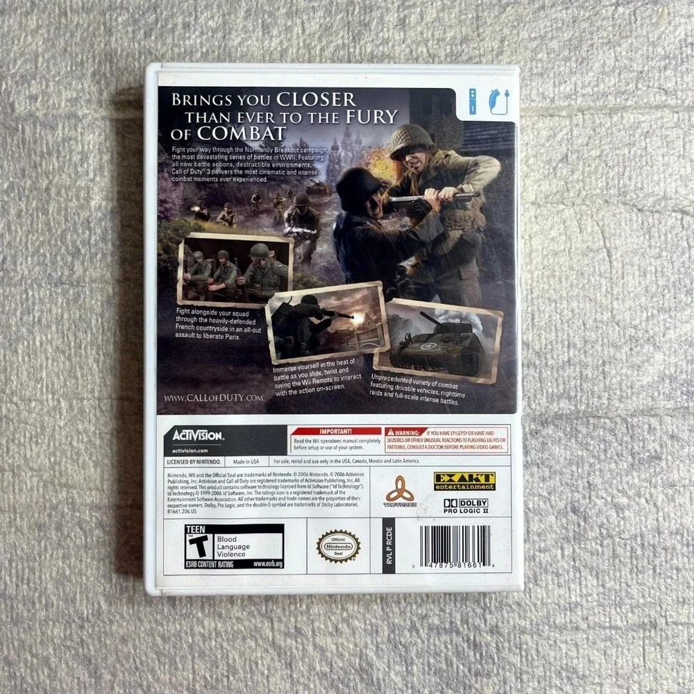 Call of Duty 3 for Nintendo Wii